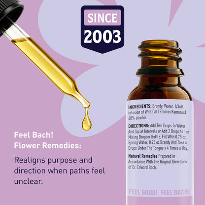 Wild Oat Flower Essence