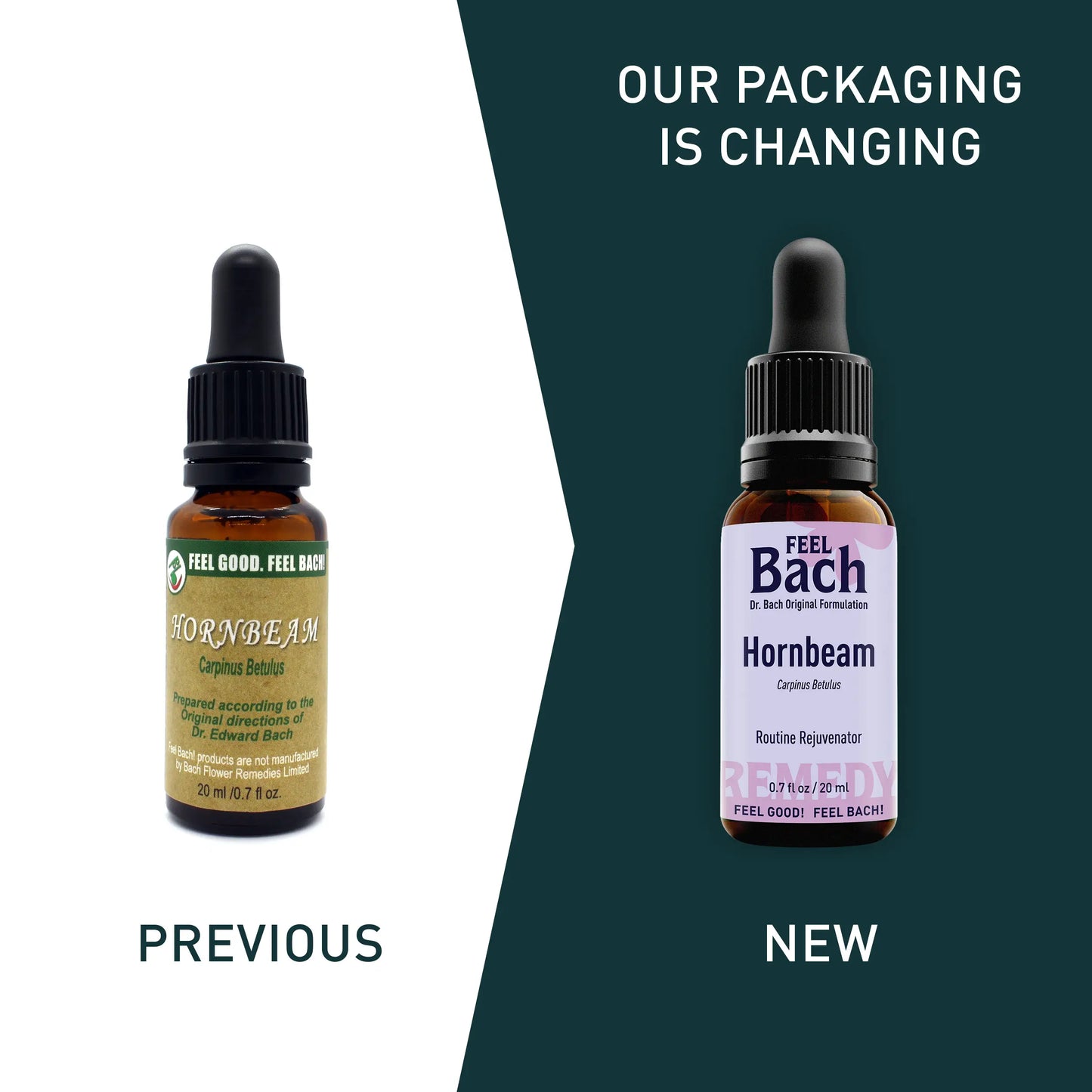 Hornbeam Flower Essence new Packaging