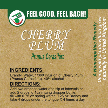 Bach flower cherry plum