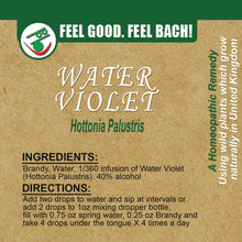 Load image into Gallery viewer, Bach flower water violet
