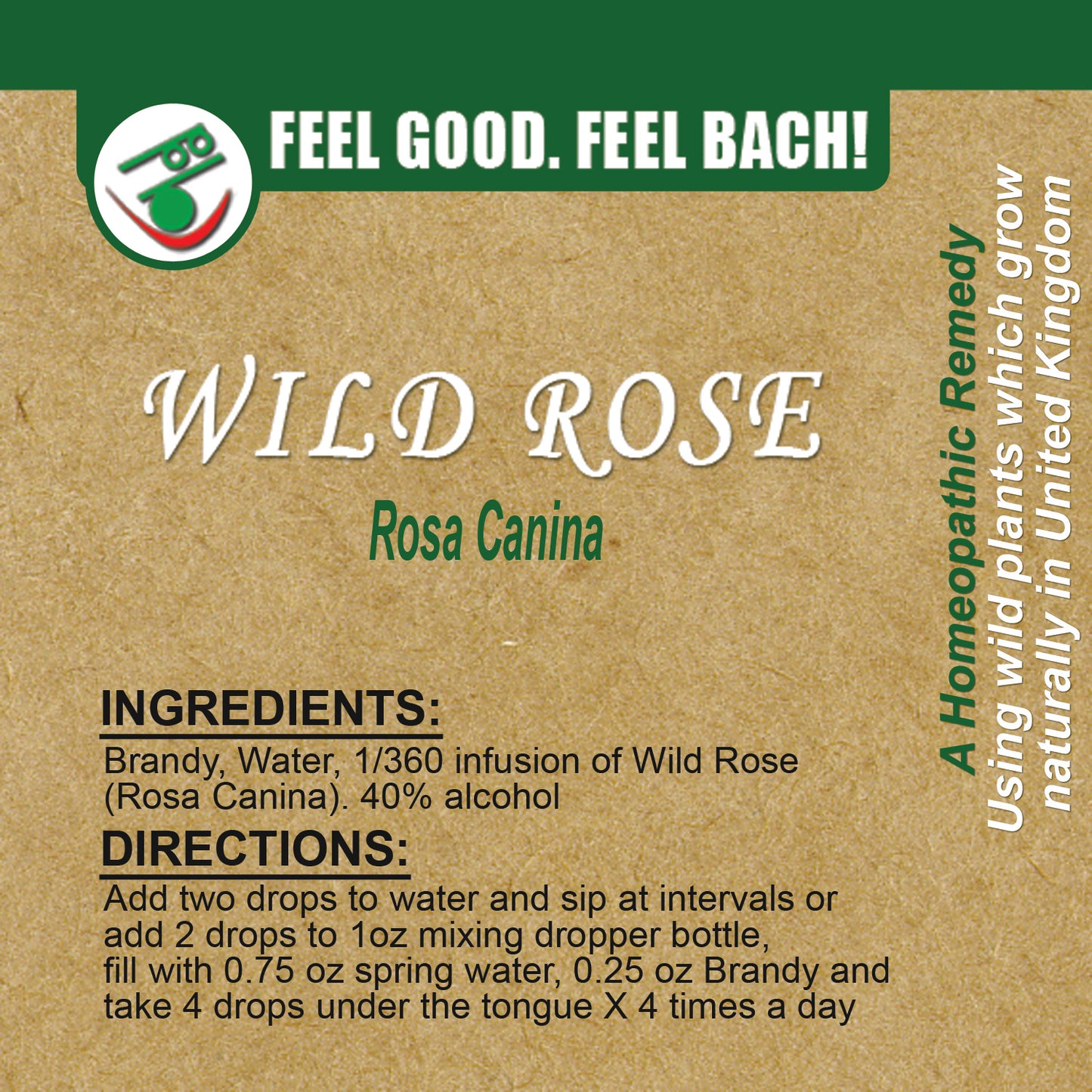 Bach flower wild rose