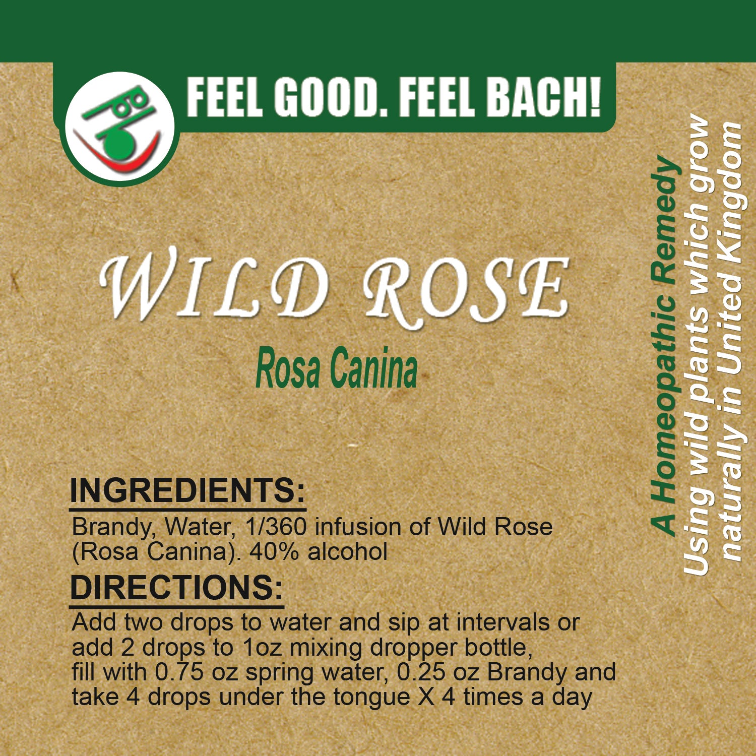Bach flower wild rose